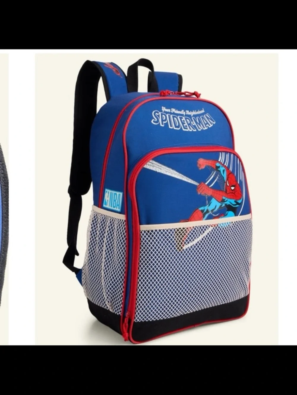 NBA Blue and Red Spider-Man Kids Backpack